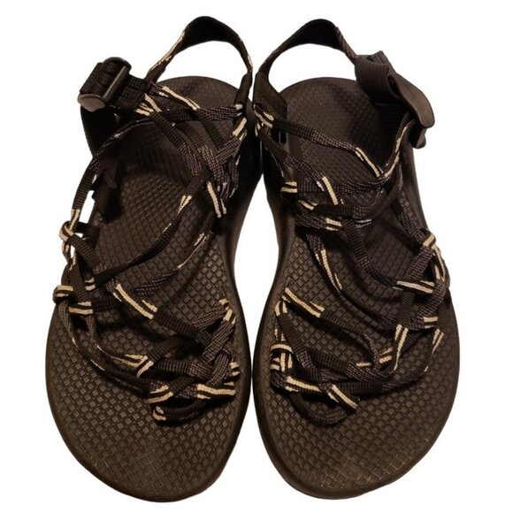 Chaco ZX/3 Zx3 Classic Scatter J106592 Black/White Sport Sandals Womens Size 7 - Picture 6 of 6